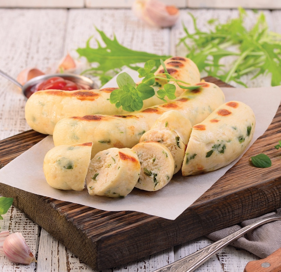 

Колбаски куриные Азбука вкуса белые для гриля вес