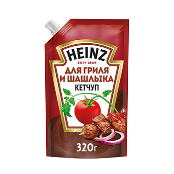 Томатный кетчуп Heinz для гриля и шашлыка