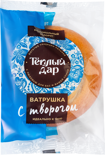 Ватрушка Теплый Дар творожная, 90г