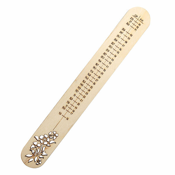 НВ-007 Линейка для вязания, фанера, 30*4*0,3см Hobby&Pro