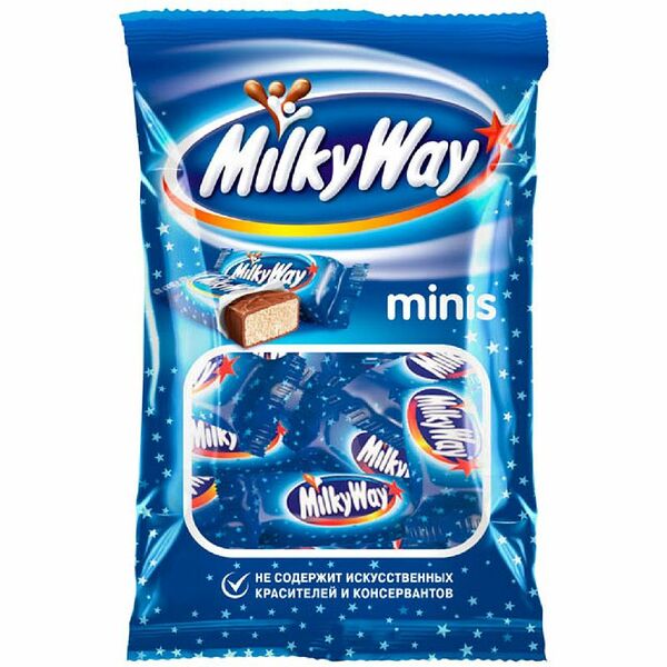 Milky Way Minis шоколадные конфеты 176 г
