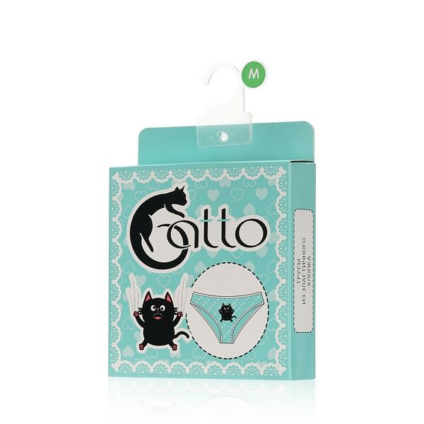 Женские трусы - слипы Atto Gatto Бирюзовый M