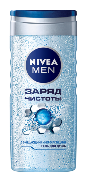 Гель для душа Nivea Men Заряд чистоты 250 мл