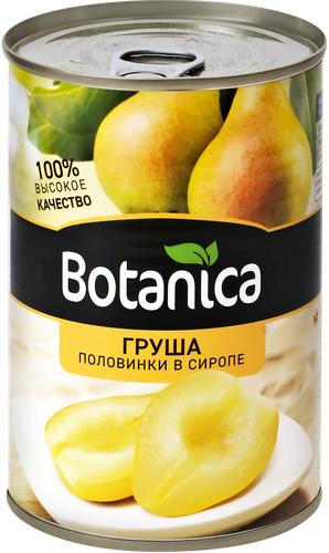 

Груши Botanica половинки в сиропе 410 г