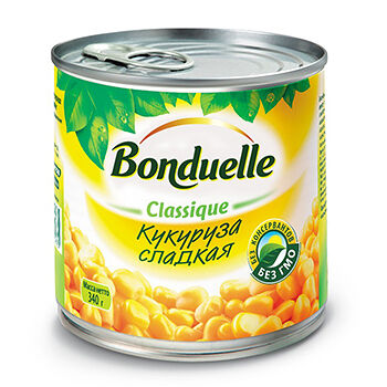 Кукуруза BONDUELLE Classique, сладкая, 340г