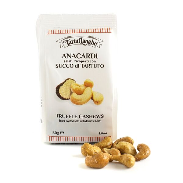 Орехи «Кешью солёный со вкусом трюфеля», Tartuflanghe, 50 г, Италия