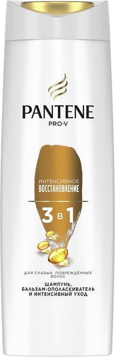 

Шампунь, бальзам-ополаскиватель для волос Pantene Интенсивное Восстановление 3в1 360 мл