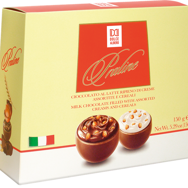 Набор конфет DOLCE ALBERO из молочного шоколада с мягкими начинками