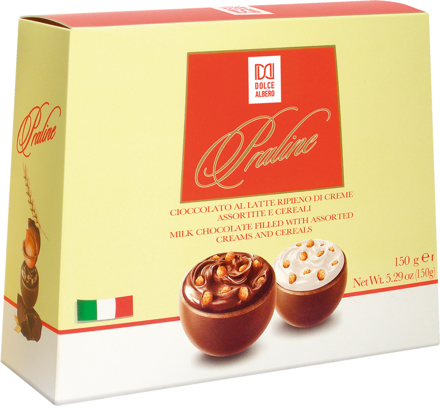 

Набор конфет DOLCE ALBERO из молочного шоколада с мягкими начинками