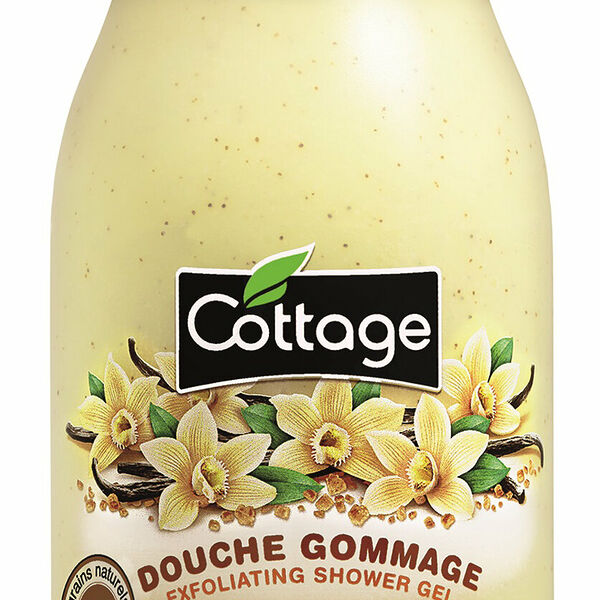 COTTAGE Гель для душа Exfoliating Shower Gel - Vanilla Ваниль отшелушивающий, 270 мл