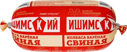 

Колбаса Ишимский мясокомбинат Свиная вареная 400 г