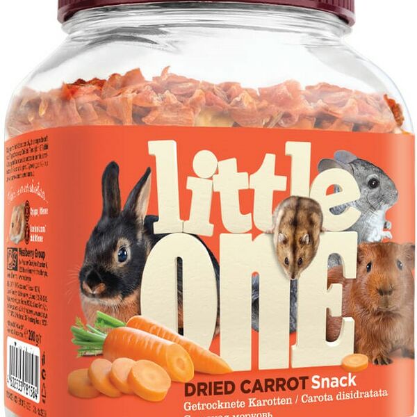 Little One Сушеная морковь для грызунов, 200г