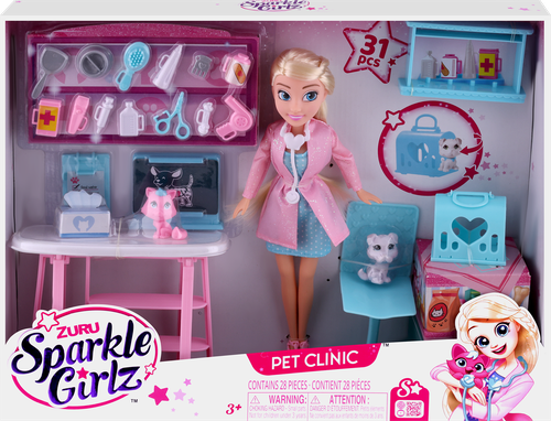 

Набор игровой SPARKLE GIRLZ Ветеринарная клиника, 9 предметов