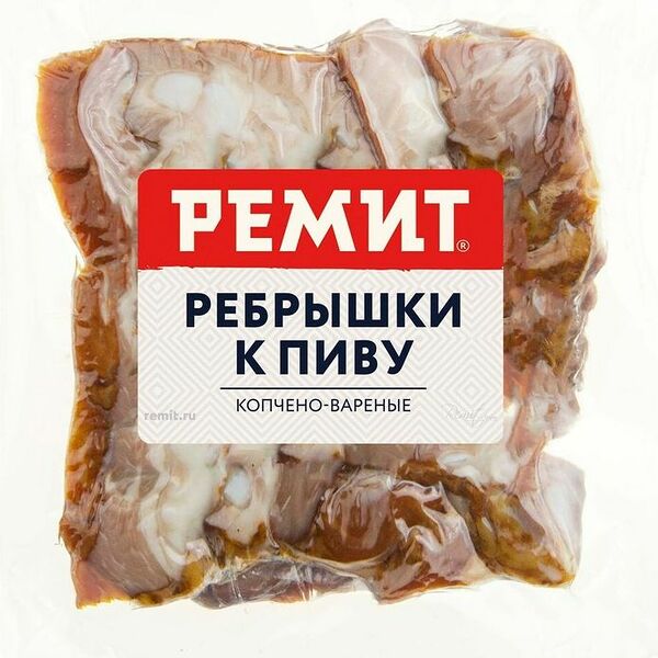 Рёбрышки копчёно-варёные Ремит к пиву 300 г
