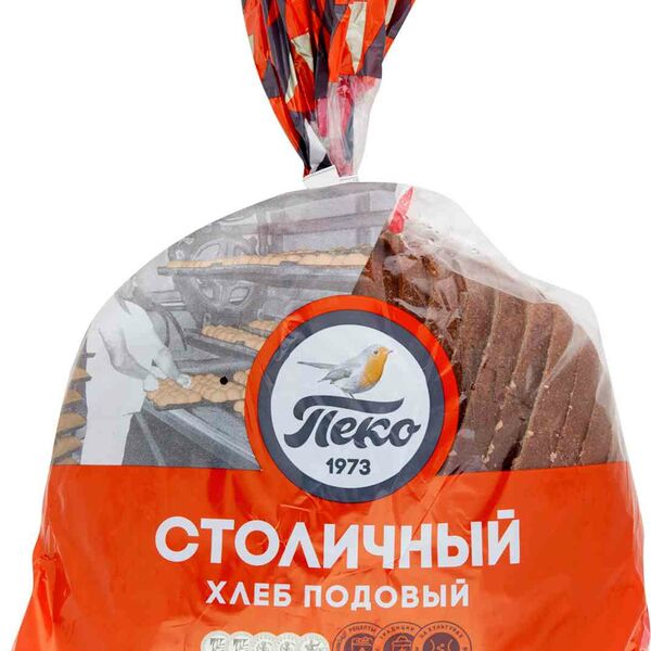 Хлеб Столичный подовый Пеко, нарезка 650 г
