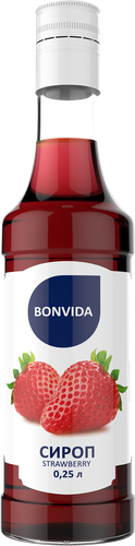 

Сироп Bonvida со вкусом клубники, 250 мл