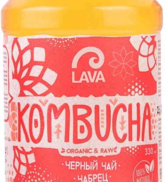Чай черный Kombucha с чабрецом и саган-дайля холодный