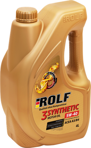 

Масло синтетическое Rolf 3-Synthetic 5W-40 Acea A3/B4 4 л