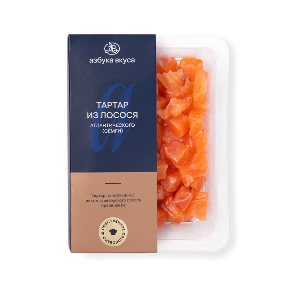 

Тартар из лосося атлантического (сёмги) «Азбука вкуса» 160г, Россия