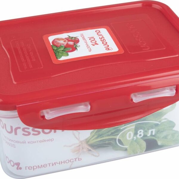 Контейнер герметичный Oursson, 7,5x10,8x16 см