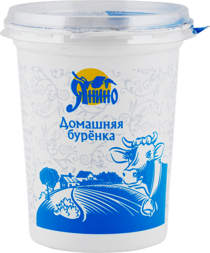 

Продукт сметаносодержащий Домашняя буренка 15% с ЗМЖ 400 г