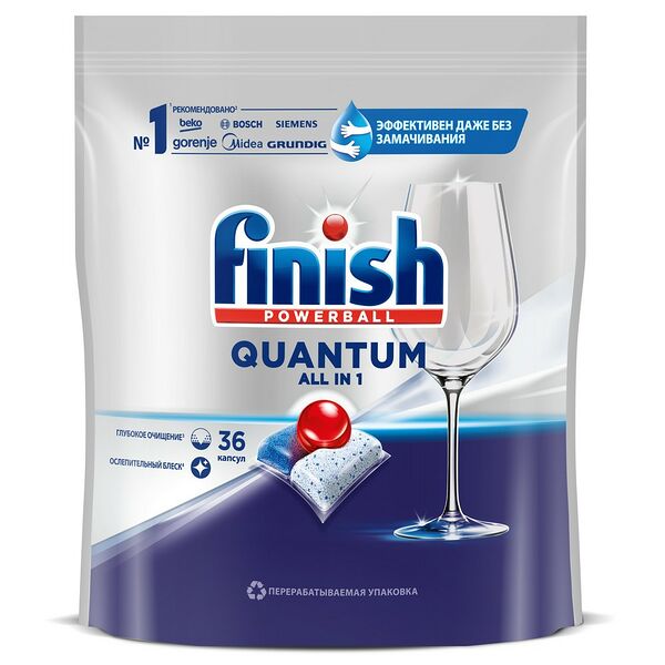 Finish Quantum 36 таблеток для ПММ