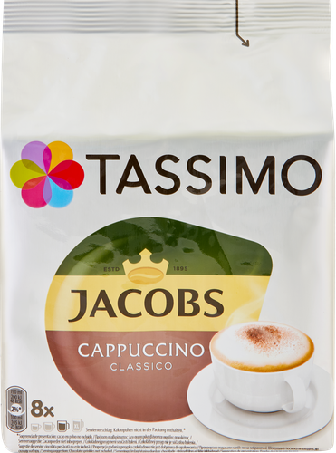 

Кофе в капсулах Jacobs Cappuccino Classico Tassimo, 8 шт, 260 г