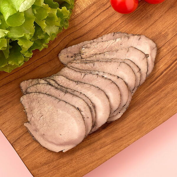 Говядина копчено-вареная Премиум, нарезка