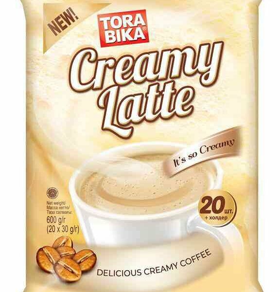 Кофейный напиток растворимый Torabika Creamy Latte, 20шт×30г