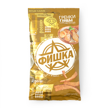 

Гренки Фишка грибы со сметаной