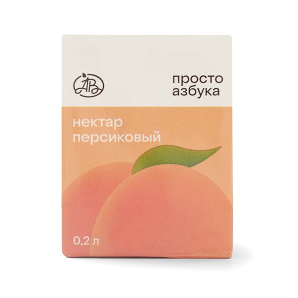 Нектар персиковый, «Просто Азбука», 0.2 л, Армения