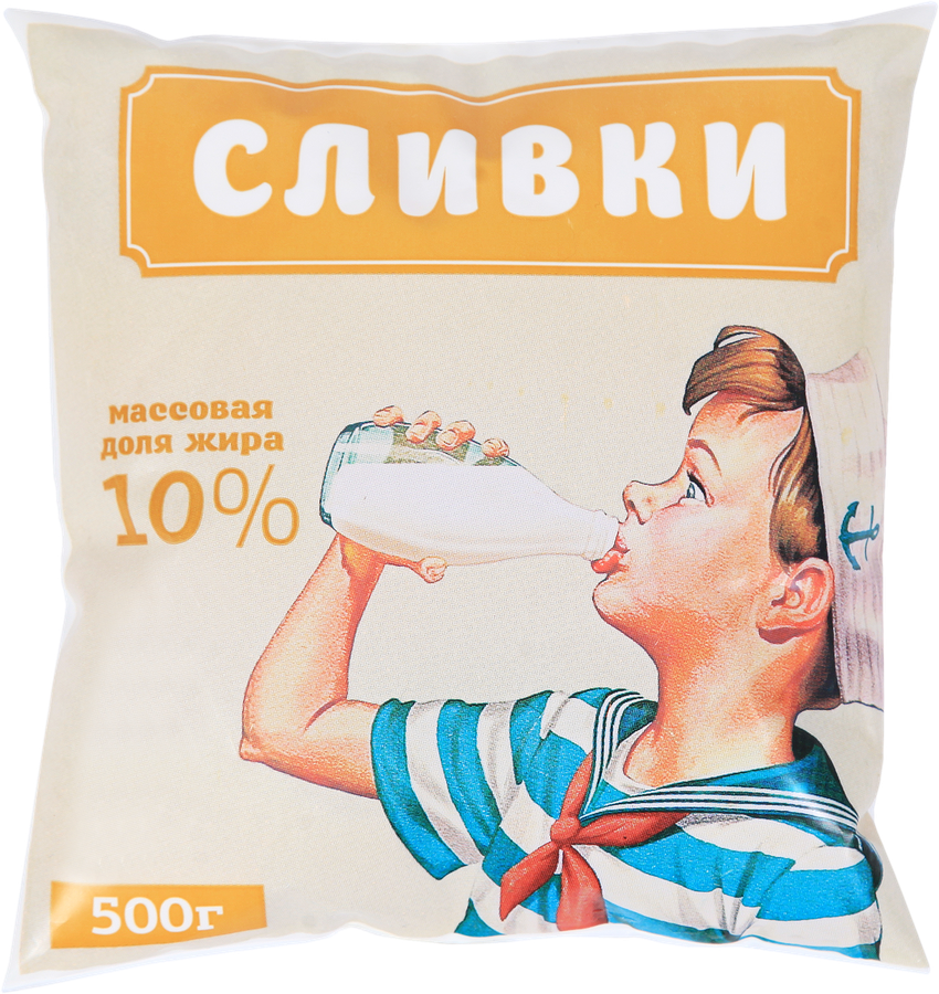 

Сливки пастеризованные СТМК НАДЕЖДА 10%, без змж