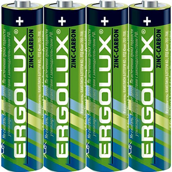 Батарейки Ergolux R 03 SR4 1.5В 4шт