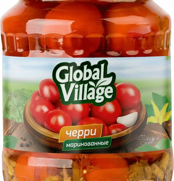 Томаты Global Village Черри маринованные