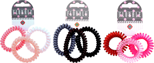 

Резинки для волос SWEETORNAMENT Florale в ассортименте, 3 шт.