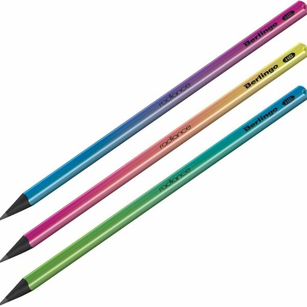 Набор чернографитных карандашей Berlingo Radiance HB заточенных 3шт.