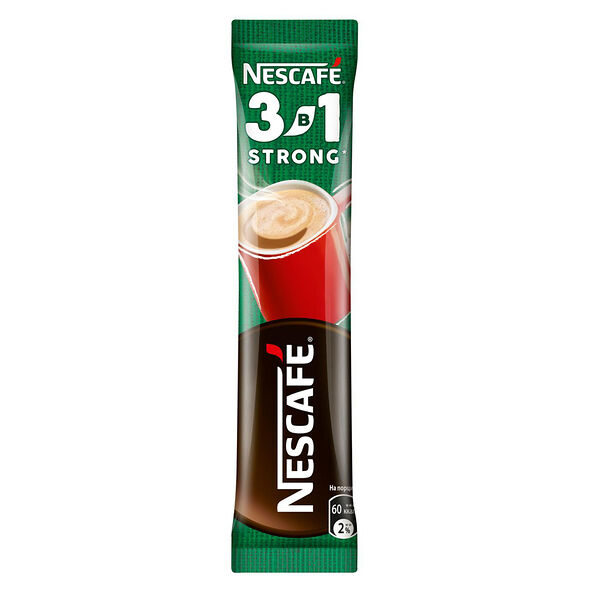 NESCAFE 3в1 Крепкий. Напиток кофейный растворимый 14.5г