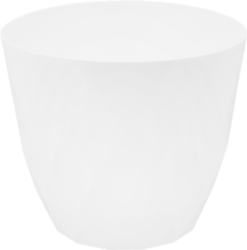 

Горшок для цветов Лаурель с поддоном, 22 см, 4.5 л, белый