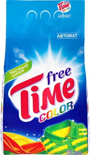 

Стиральный порошок Free Time Color автомат, 2 кг