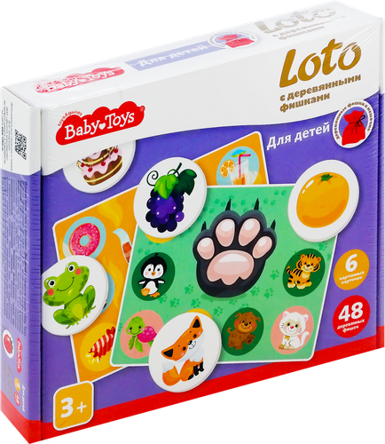 

Лото деревянное Baby Toys Десятое королевство в ассортименте 1 шт.