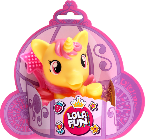 

Набор игровой LOLA FUN Пони 8-10см, с расческой, Арт. C87045