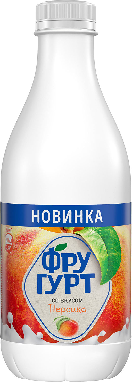 

Напиток Фругурт кисломолочный со вкусом персика 1.5%