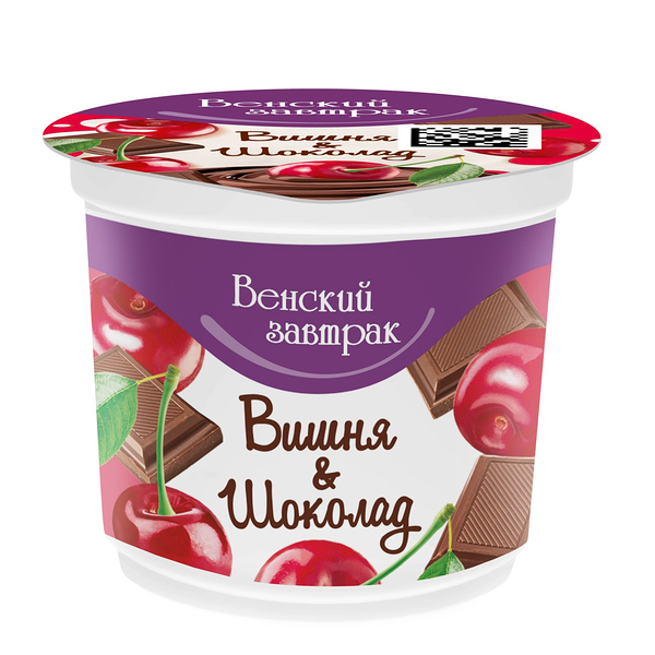 Десерт творожный Венский завтрак с нап вишня и шоколад 4% 150г