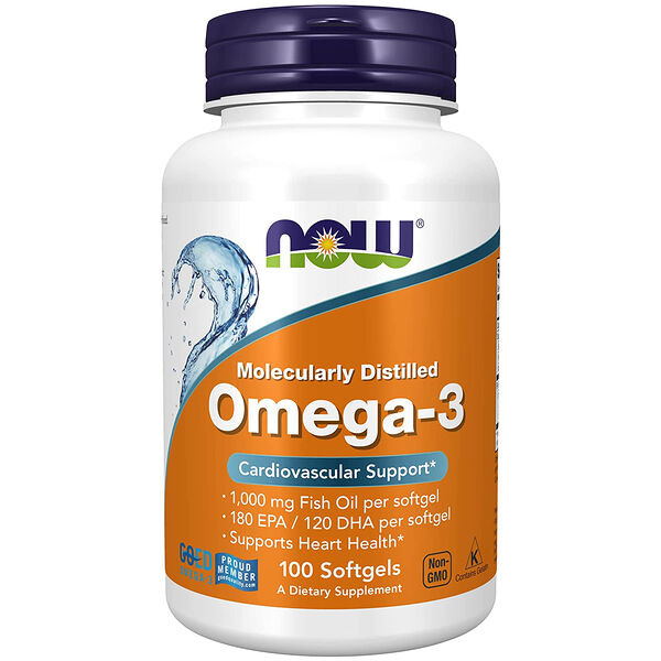 Now Omega-3 капсулы 1000 мг 100 шт