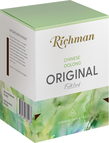 Чай зеленый Richman Chinese Oolong китайский байховый, листовой, 40 г