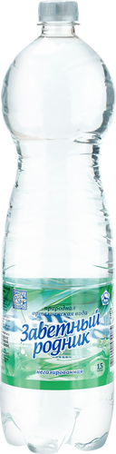 

Вода Заветный родник артезианская питьевая негазированная 1.5 л