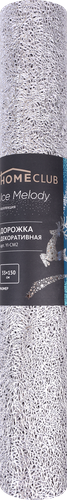 

Дорожка декоративная HOMECLUB Ice Melody 33х150см, серебро, Арт. YI-CM2
