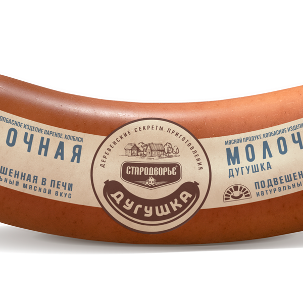 Колбаса вареная Молочная Дугушка ТМ Стародворье