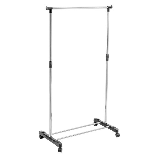 Vetta вешалка напольная телескоп., на колесах, металл, пластик, 80x42x80 (160)см