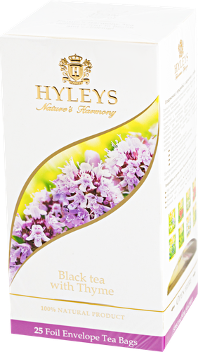

Чай Hyleys Гармония Природы черный с чабрецом 25 x 1.5 г